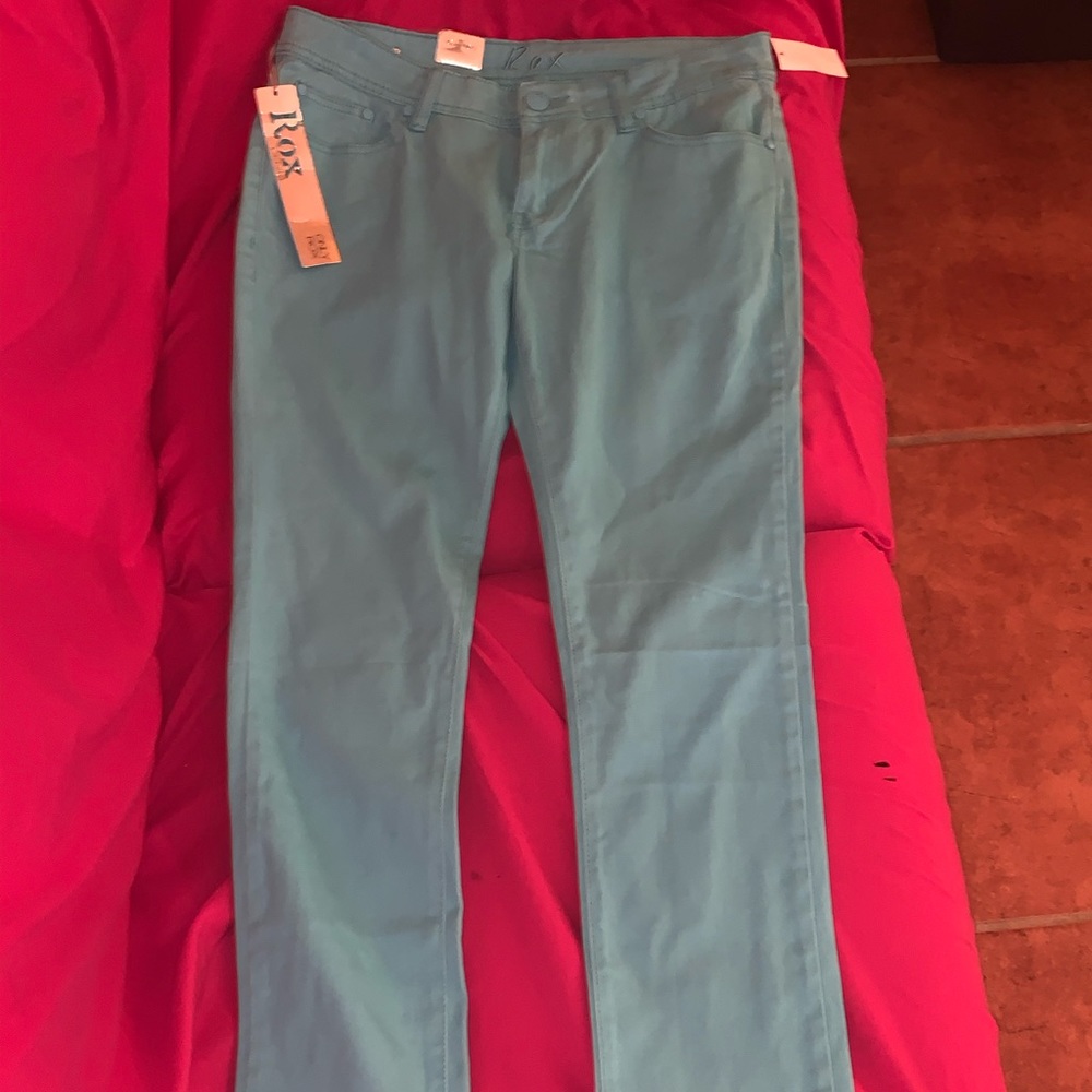 Women’s teal jeans for sale!